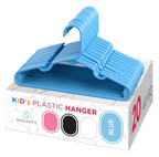 Sharpty Kids Plastic Hangers, Children's Hangers for Baby, Toddler, and Child Clothes - Everyday Standard Use - Ideal for Boys and Girls Closet, Clothing, Pants, Coats, and More - White, 20 Pack