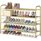 LINZINAR 3 Tier Long Shoe Rack for Closet Metal Shoe Organizer for Entryway