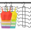 Metal Tank Top Hanger 2 Pack, 360° Swivel Closet Organizers and Storage