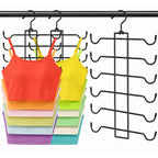 Metal Tank Top Hanger 2 Pack, 360° Swivel Closet Organizers and Storage
