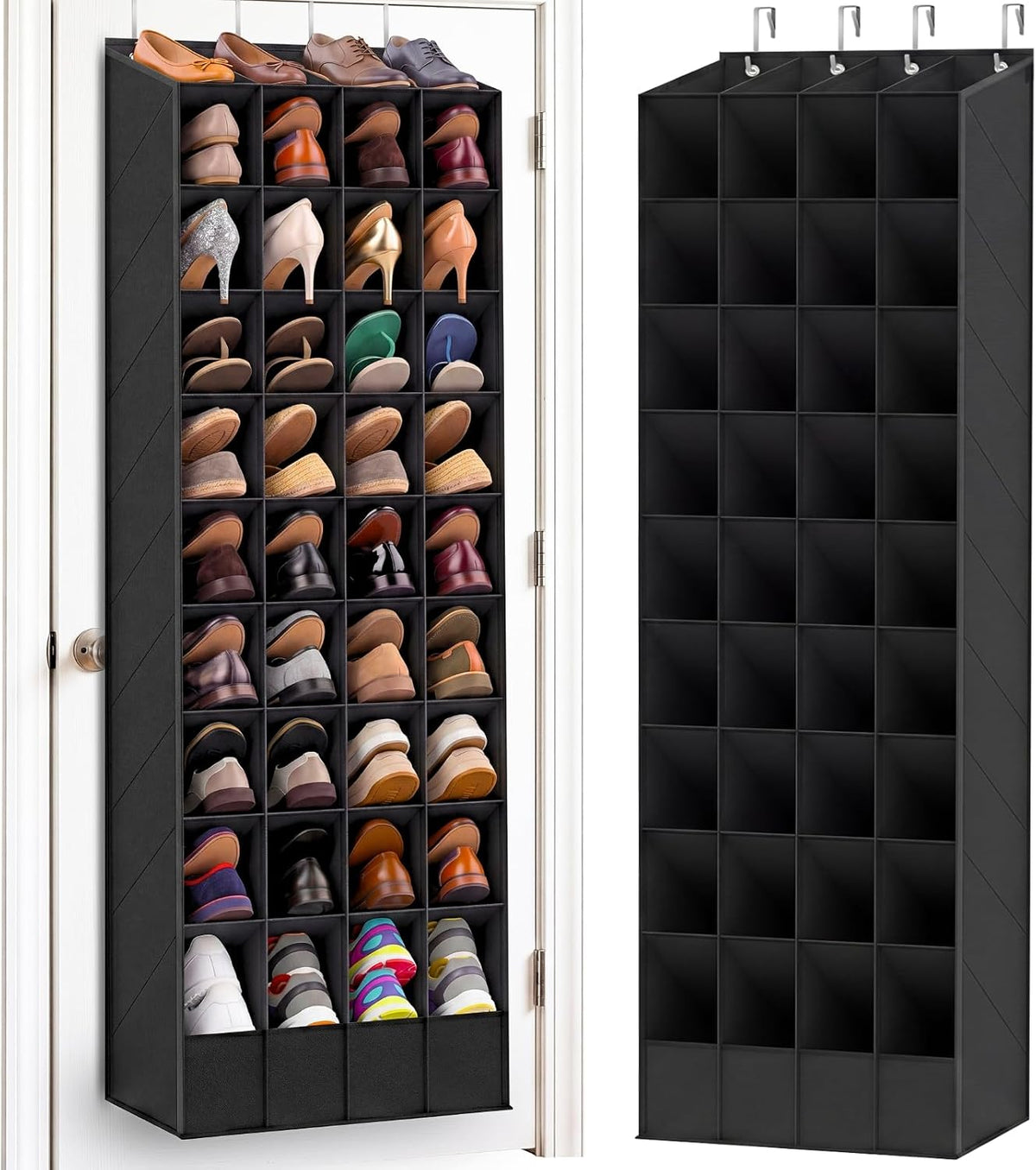 Ofiray-home Over the Door Shoe Organizer, 30-40 Pairs