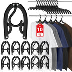 30Pcs Foldable Travel Hangers Cruise Essentials Travel Essential Phone Size