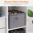 Lifewit Shoe Storage Organizer for Closet, Holder Box, 2 Pack, Gray