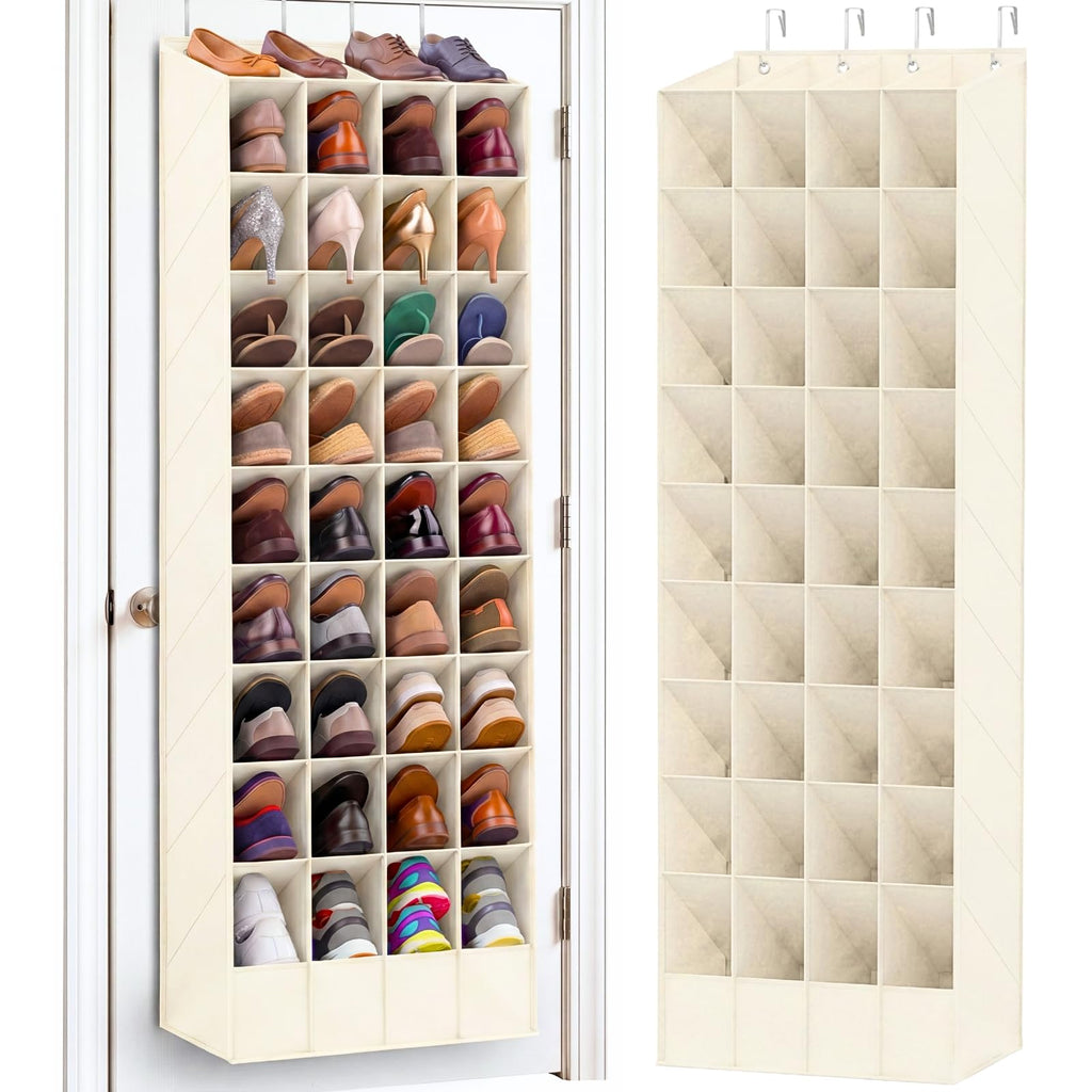 Ofiray-home Over the Door Shoe Organizer, 30-40 Pairs