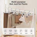 Pants Hangers with Clips Skirt Hangers for Women 10Pack