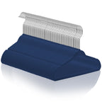 Casafield 50 Velvet Baby Hangers - 11" Size for Infant & Toddler Clothes - Ivory