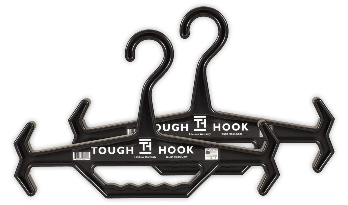 Tough Hook Multipurpose Heavy Duty Hanger, USA Made, Tactical Gear, 1 Black