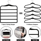Closet Organizers and Storage, 3 Pack Velvet Pants-Hangers-Space-Saving