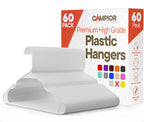 Pink Plastic Hangers 30 Pack– Heavy-Duty Plastic Hangers Slim and Space-Saving, Durable and Lightweight PP with Non-Slip Shoulder Notches for Slip Dresses, Suits, Jackets & Camisoles