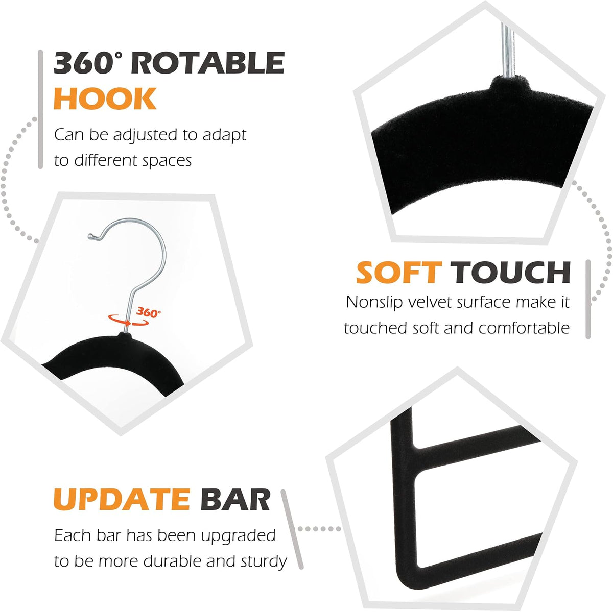 Velvet Pant Clothes Hanger Space Saving Non Slip Hanger Jean Slack Hangers