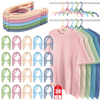 30Pcs Foldable Travel Hangers Cruise Essentials Travel Essential Phone Size