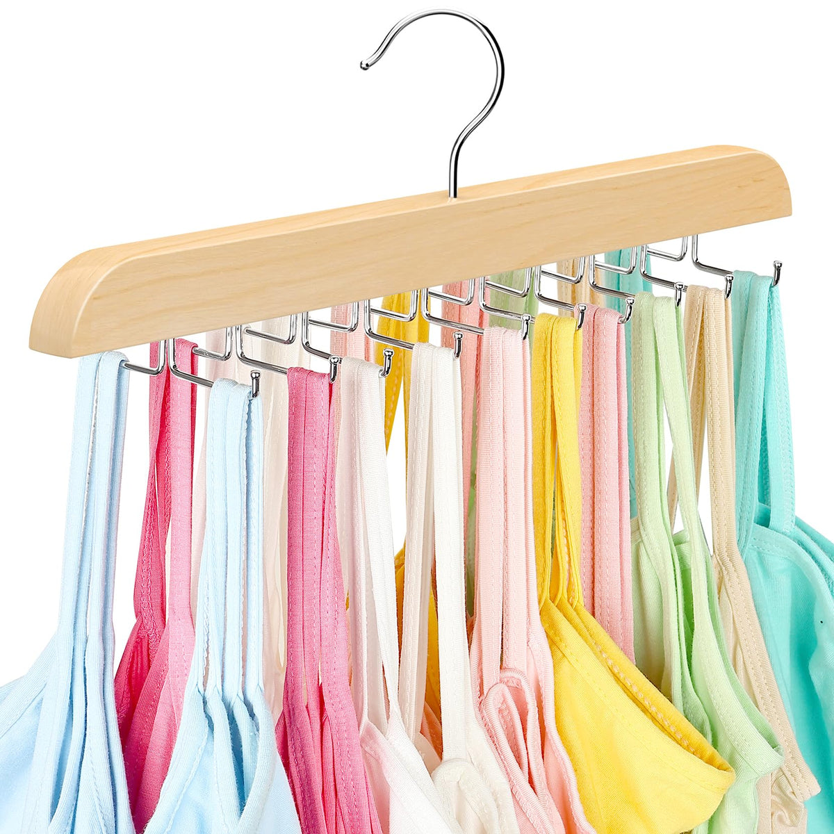 Tank Top Hanger for Closet Organizer, 20 Large Capacity Premium Bra Hanger