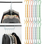 Mr. Pen- Space Saving Hangers, 8 pcs, 360° Rotating Hooks