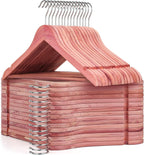 TOPIA HANGER American Red Cedar Wooden Clothes Hangers for Closet 30 Pack