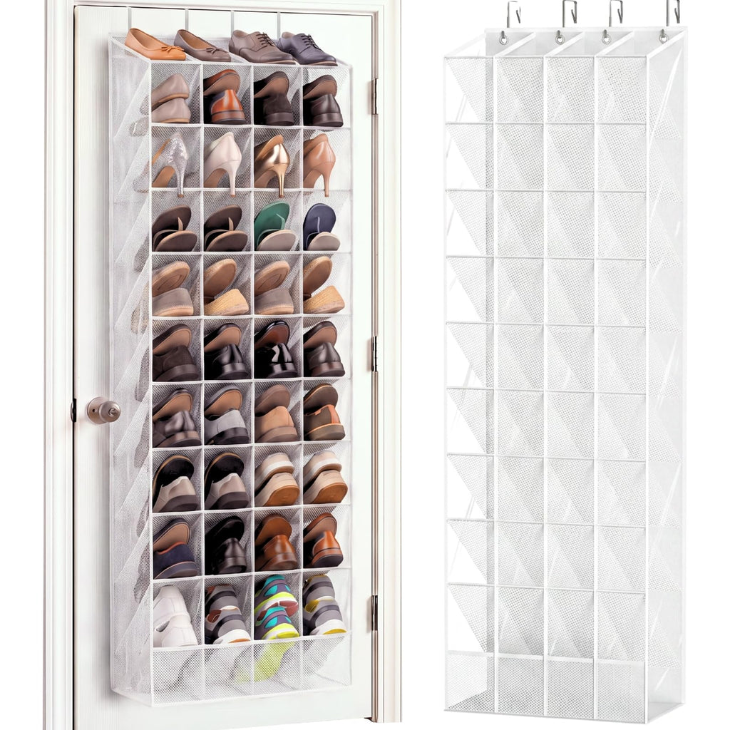 Ofiray-home Over the Door Shoe Organizer, 30-40 Pairs