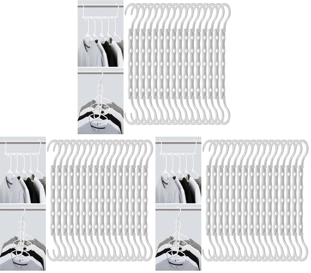 Mr. Pen- Space Saving Hangers, 8 pcs, 360° Rotating Hooks