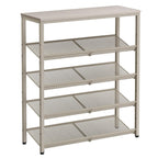 VASAGLE 4-Tier Shoe Rack, Adjustable, Freestanding