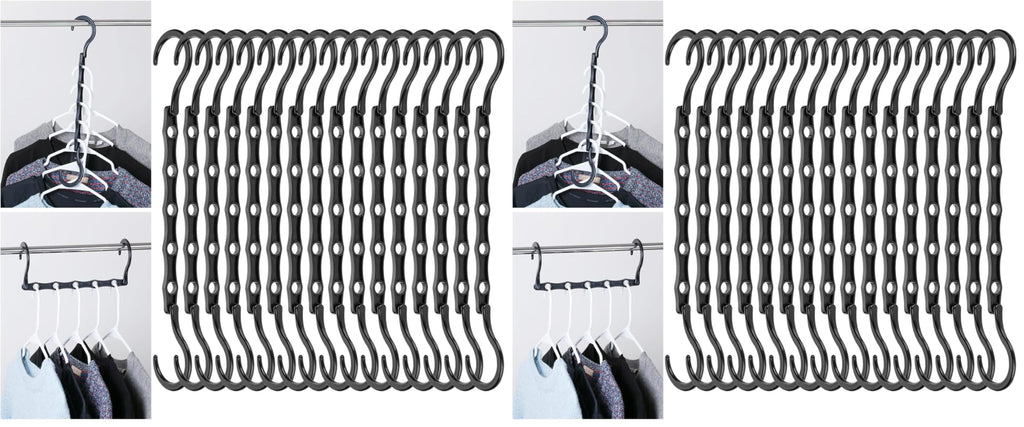 Mr. Pen- Space Saving Hangers, 8 pcs, 360° Rotating Hooks