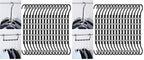 Mr. Pen- Space Saving Hangers, 8 pcs, 360° Rotating Hooks