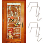 Extra Large Hanging Crystal Clear Over Door Shoe Organizers, Closet Shoe Organizer Shoe Rack Organizer Shoe Storage, 12+6Pockets, 4Hooks, white (59"x 21.6")