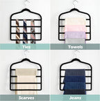 Velvet Pant Clothes Hanger Space Saving Non Slip Hanger Jean Slack Hangers