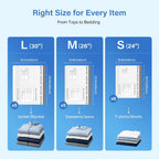 Vacuum Storage Bags with Pump,Space Saver,Cordless,16-Pack