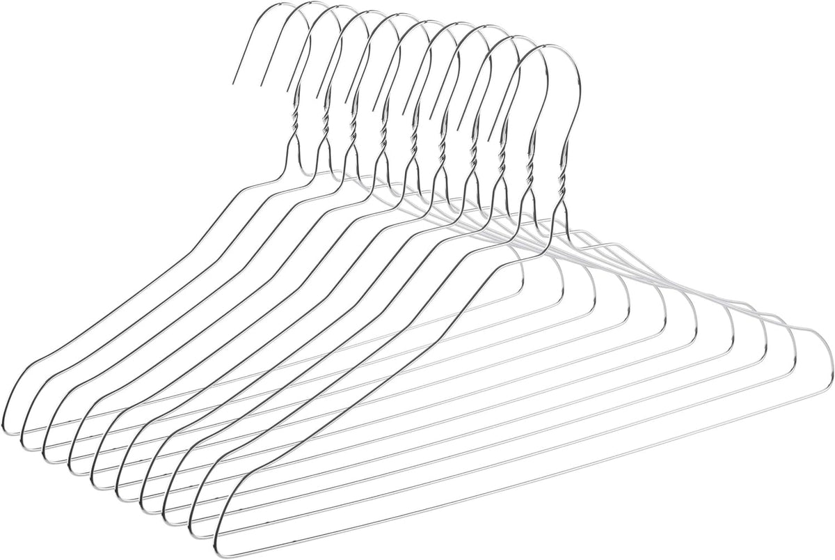 Mr. Pen- Metal Wire Hangers, 10 Pack, Silver