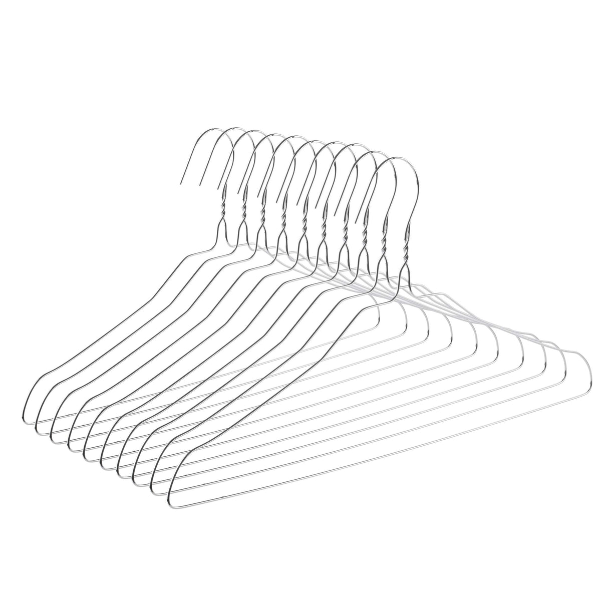 Mr. Pen- Metal Wire Hangers, 10 Pack, Silver