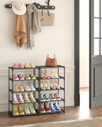 Autonomier 5-Tier Extra Small Shoe Rack (16.3" Wide), Narrow Space-Saving