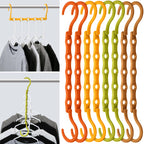 Mr. Pen- Space Saving Hangers, 8 pcs, 360° Rotating Hooks