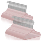 Casafield 50 Velvet Baby Hangers - 11" Size for Infant & Toddler Clothes - Ivory