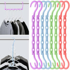 Mr. Pen- Space Saving Hangers, 8 pcs, 360° Rotating Hooks