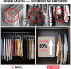 Closet Organizers and Storage, 3 Pack Velvet Pants-Hangers-Space-Saving