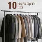 Velvet Hangers 50 Pack, 17.5" Non-Slip Clothes Hangers, Black