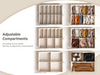 StorageWorks 2-Pack 24-Pair Under Bed Shoe Storage Organizer, Beige