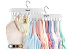 Gomyrod Tank Top Hanger, 2 Pack w/40 Hooks Bra Hanger for Closet Organizer