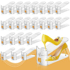 FENRUNXU Shoe Slots Organizer for Closet,12PACK Shoe Stacker Shoe Rack Organizer for Closet Space Saver Storage Shoe Holder Organization(Transparent)