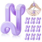 Mlici 60 Pack Space Saving Hanger Hooks, Connector Hooks for Closet, Clear
