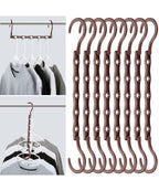 Mr. Pen- Space Saving Hangers, 8 pcs, 360° Rotating Hooks