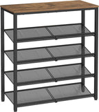 VASAGLE 4-Tier Shoe Rack, Adjustable, Freestanding