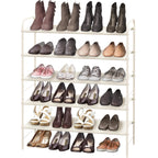 Simple Houseware 4-Tier Shoe Rack Storage Organizer, 12-20 Pair, Bronze