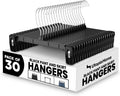 Utopia Home Skirt Hangers 30 Pack – Clips & 360° Swivel Hook