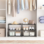 Autonomier 3 Tier Extra Small Shoe Rack (16.3" Wide), Lightweight Shelf