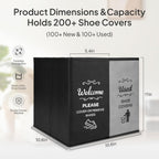 Opret Shoe Cover Box 2 Compartment for Open House