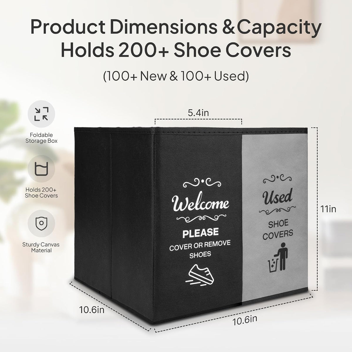 Opret Shoe Cover Box 2 Compartment for Open House