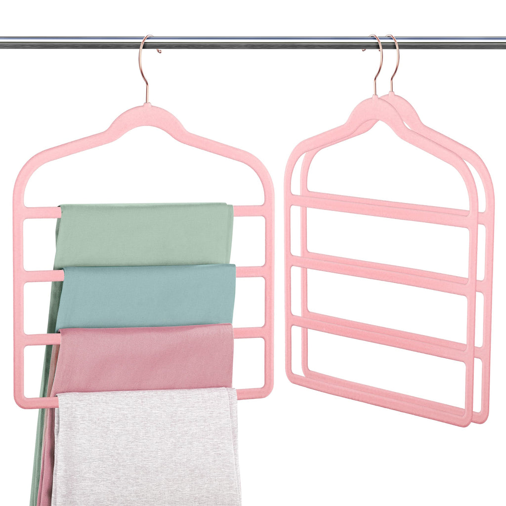 Velvet Pant Clothes Hanger Space Saving Non Slip Hanger Jean Slack Hangers