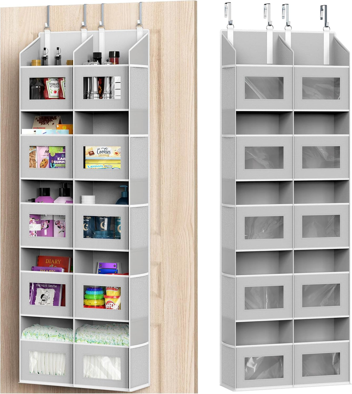 Simple Houseware Extra Large Heavy Duty 10 Pockets Over the Door Organizer