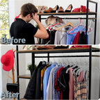 Clothes Hangers Plastic Set of 12 Pack Heavy Duty Hangers Dresses, T-Shirts Shirt Dress Blouse Hangers for Closet Organization Crystal Hanger Women and Men Coat Hanger